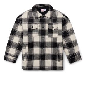 Wonder Nation Boys Shirt Jacket with Long Sleeves